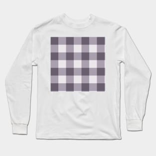 Gingham   by Suzy Hager        Cade Collection 15      Shades of Violet      Huge Long Sleeve T-Shirt